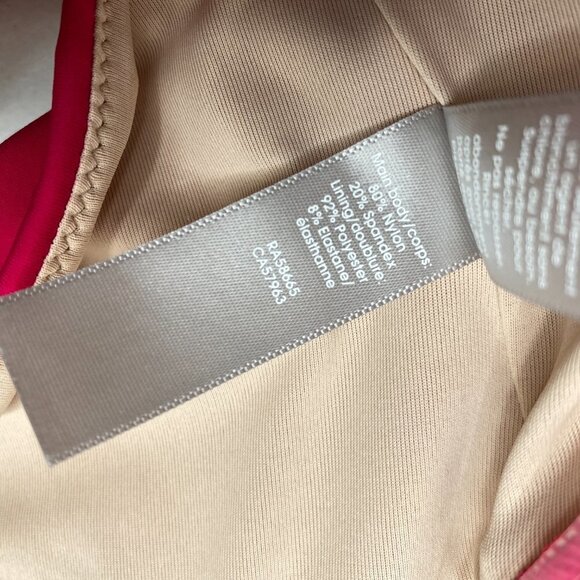 Chelsea28 Pink Scalloped One Shoulder Bikini Top - Picture 9 of 10